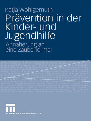 cover image of Prävention in der Kinder- und Jugendhilfe